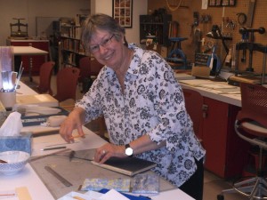 Lucy working hard at the bench as always!