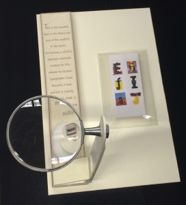 The Smallest book with description sheet